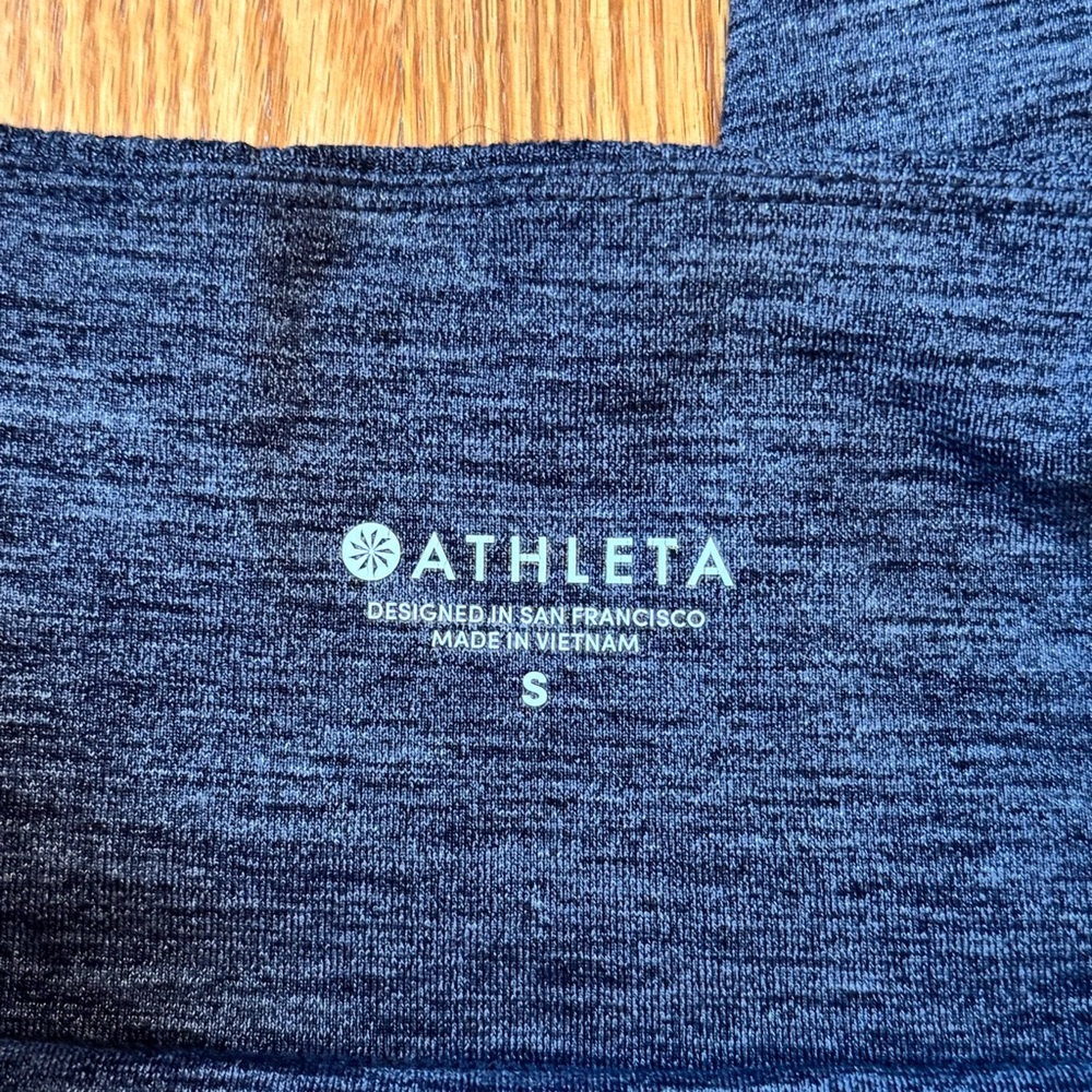 Athleta Excursion Hybrid Tight Gray Colorblock Leggings Women’s Size Small - Picture 7 of 11